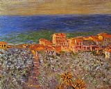 Borgo Marina at Bordighera by Claude Monet
